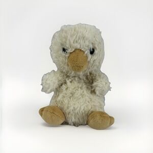 Jellycat Yummy Duckling Plush 6" Cream Yellow Tan Beak Stuffed Animal Toy